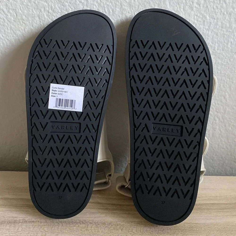 Varley NEW Corte Strap Sandals in Birch Size 37 | US 7 - Picture 13 of 16
